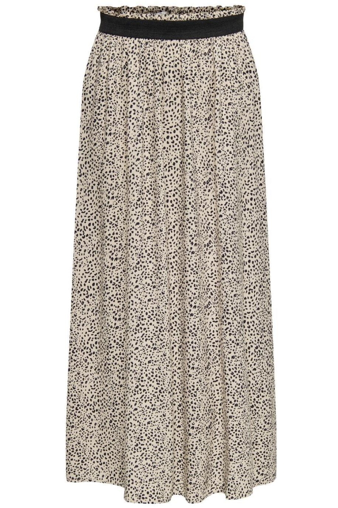 ONLVENEDIG AOP LIFE LONG SKIRT WVN 15251761 Silver Mink/LINA SMALL